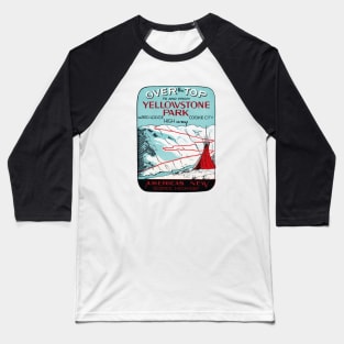 1936 Over the Top at Yellowstone Park Baseball T-Shirt